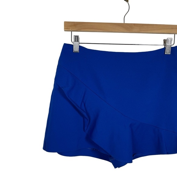 Zara Women’s Ruffle Mini Skort in Royal Blue Size M - Picture 5 of 9
